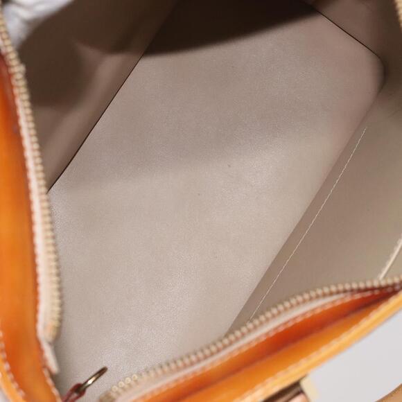 LOUIS VUITTON Monogram Vernis Houston Hand Bag Beige M91004 - Picture 11 of 16